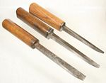 Three Morticing Chisels