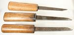 Three Morticing Chisels